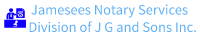 Jamesees Notary Services Logo